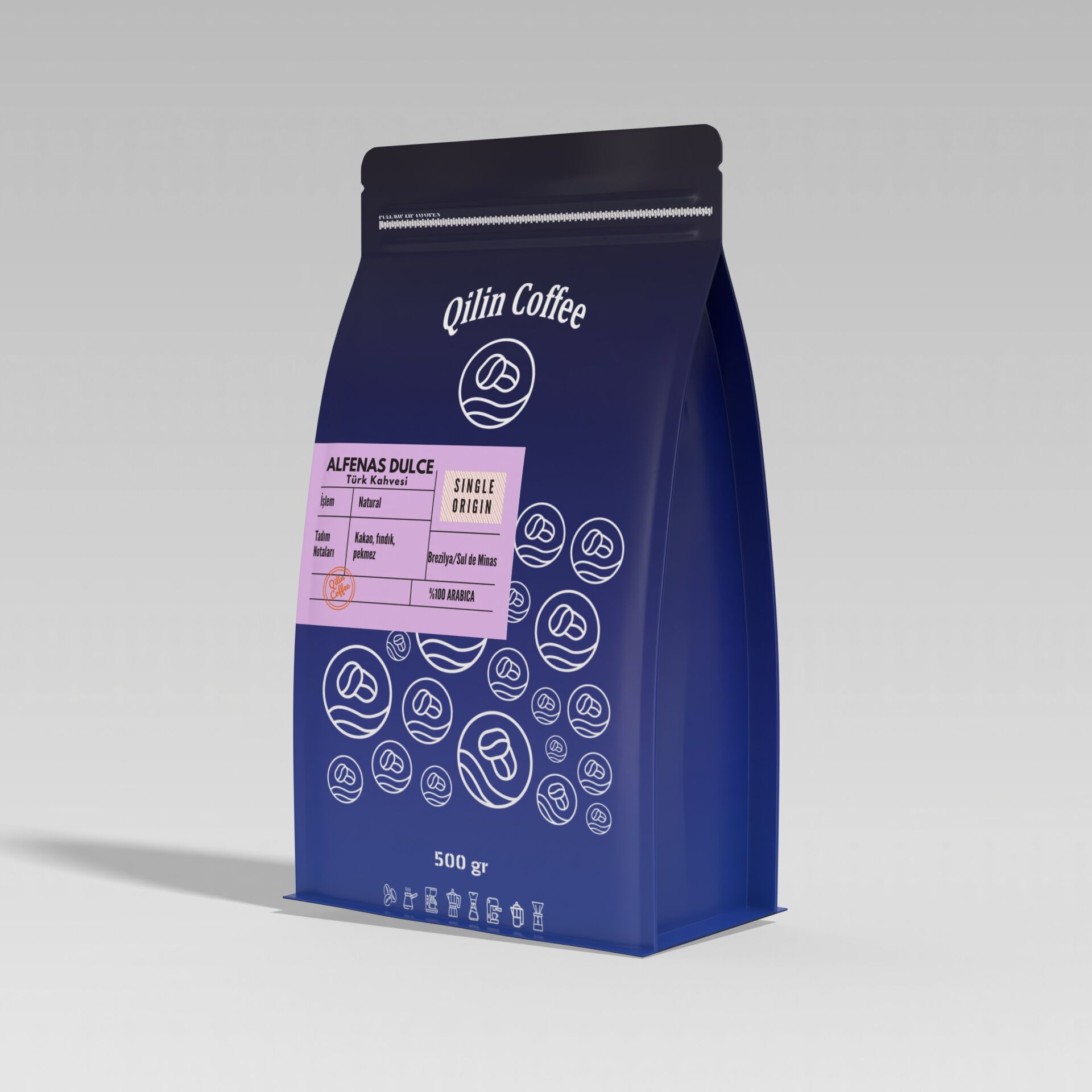 Alfenas Dulce Türk Kahvesi 500 Gr Paket