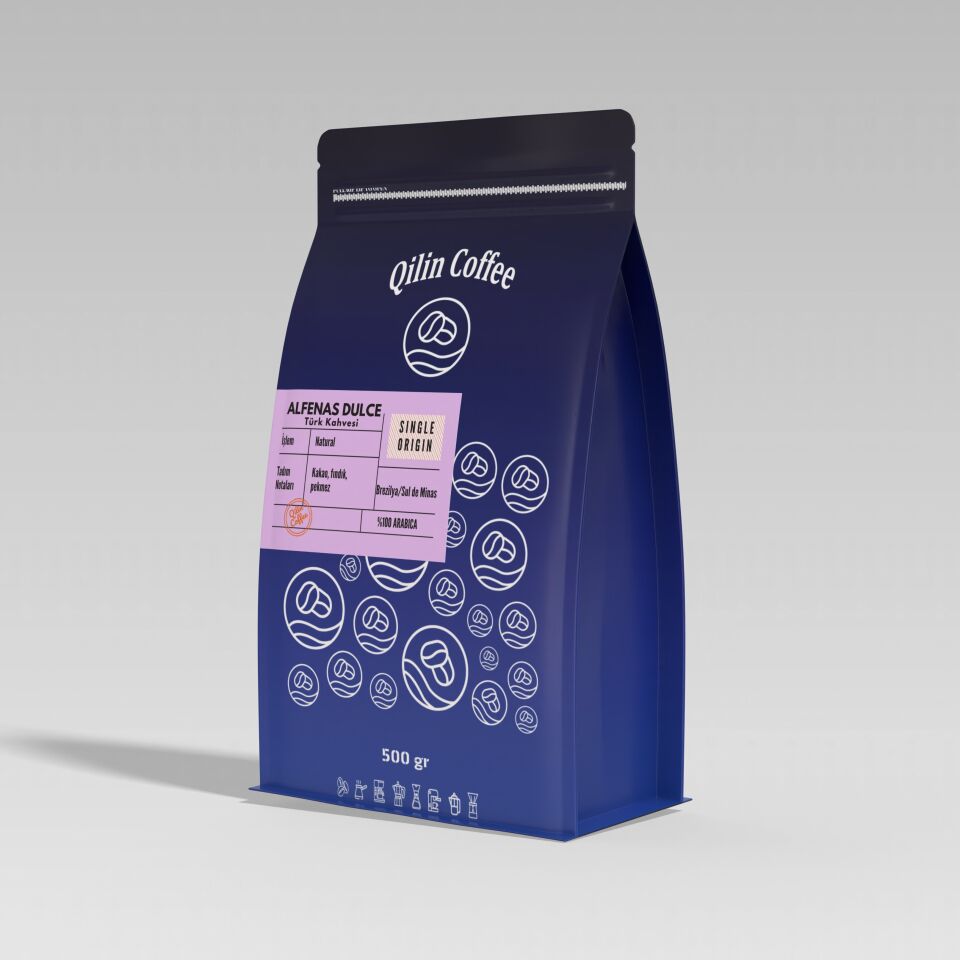 Alfenas Dulce Türk Kahvesi 500 Gr Paket