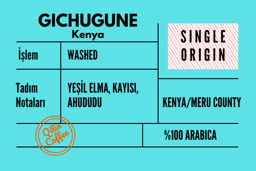 Kenya Gichugune Espresso & Filtre Kahve 200 Gr