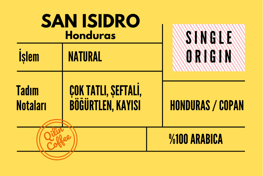 Honduras  San Isidro  Espresso & Filtre Kahve 200 Gr
