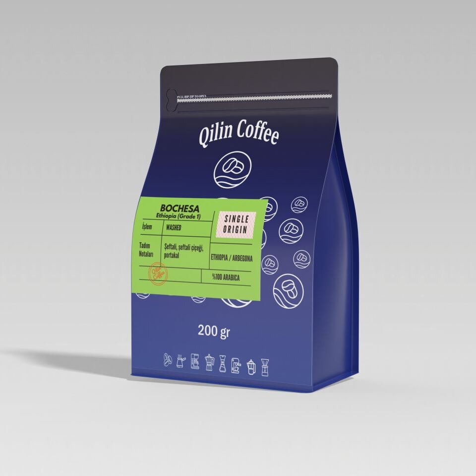 Ethiopia  Bochesa (G1)  Espresso & Filtre Kahve 200 Gr