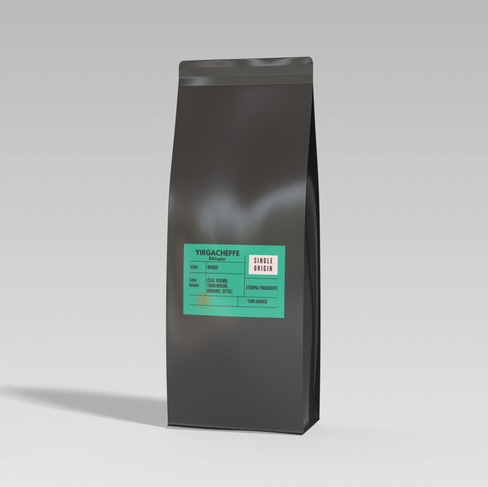 Ethiopia Yirgacheffe Espresso & Filtre Kahve 500 Gr Paket