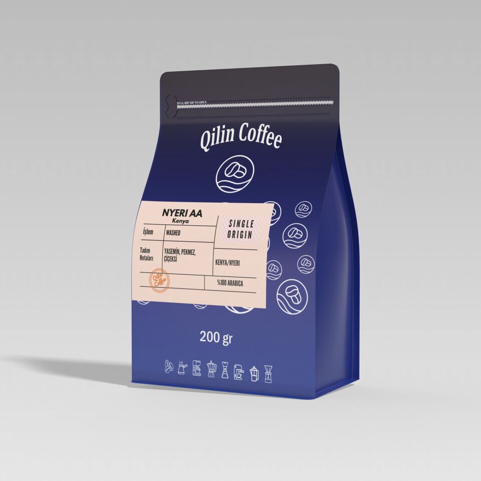 Kenya Nyeri AA Filtre&Espresso Kahve 200 Gr Paket