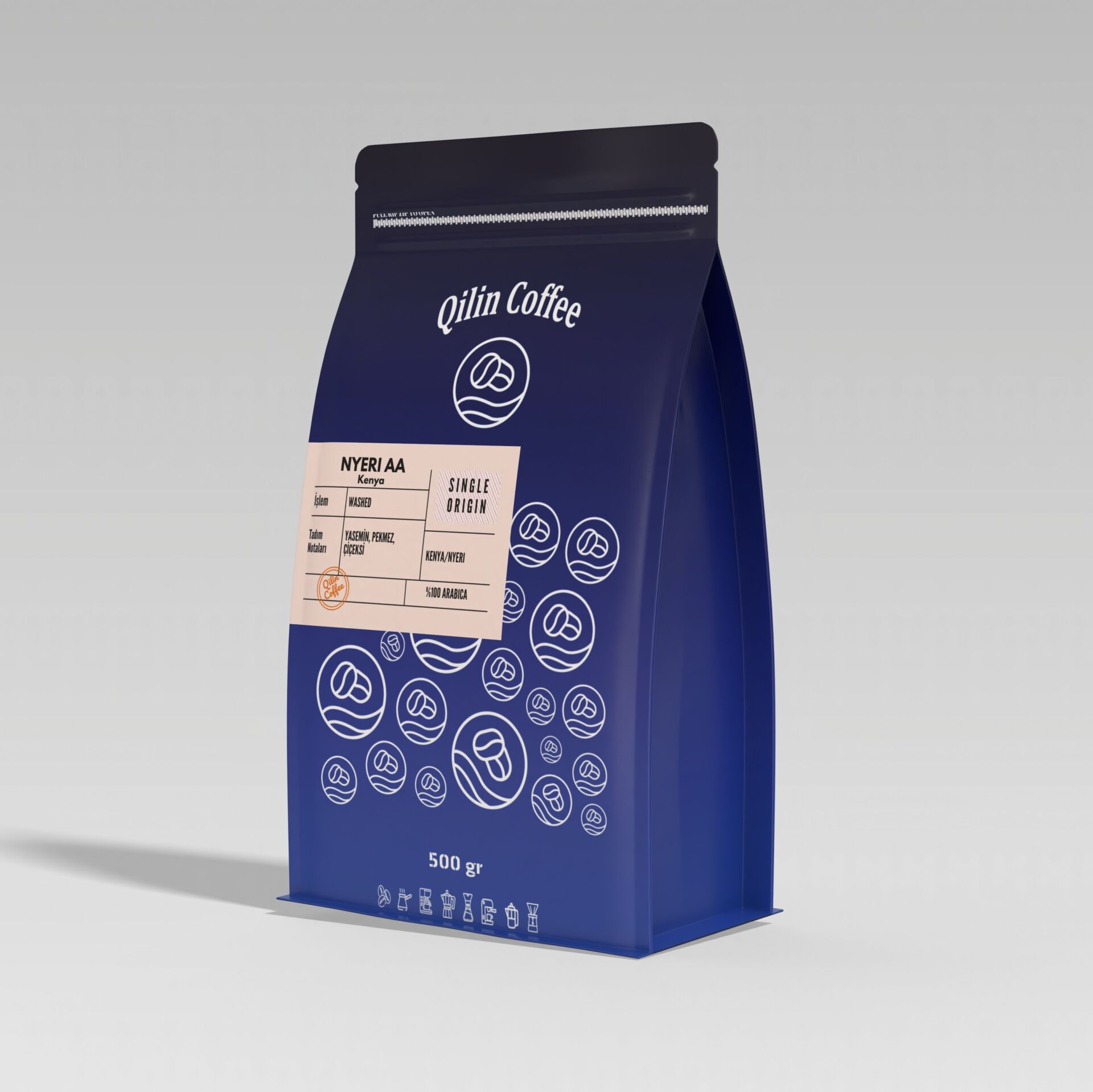 Kenya Nyeri AA Filtre&Espresso Kahve 500 Gr Paket