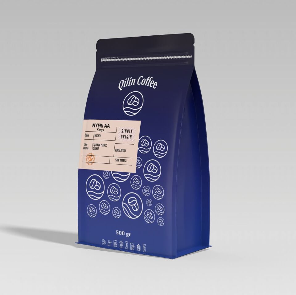 Kenya Nyeri AA Filtre&Espresso Kahve 500 Gr Paket